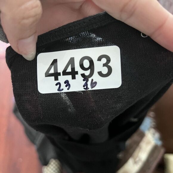 Garnet Hill Organic Linen Black Embroidered Beach Dress Womens Large Lightweight - Picture 15 of 15